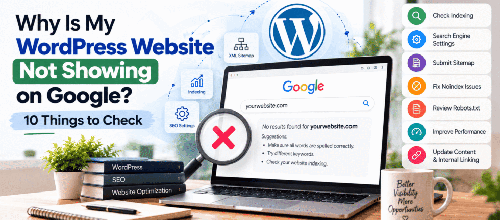 WordPress website not showing on Google and technical SEO troubleshooting